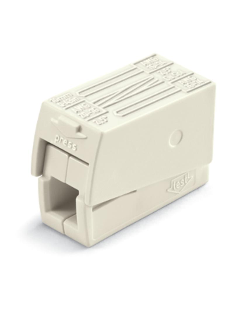 Szybkozłączka oświetleniowa 2x 1-2,5mm2 biała /100szt./ WAGO