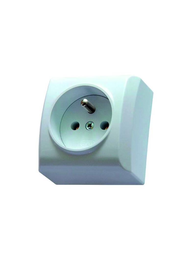 Gniazdko 230V z zestawem montażowym EGN-1BZ/00 001101358 ETI