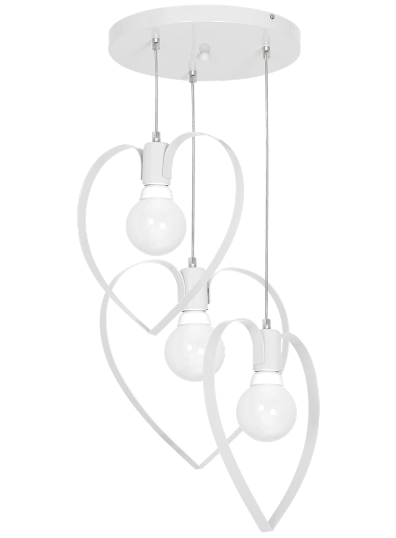Milagro lampa wisząca Amore White 3xE27 MLP9951