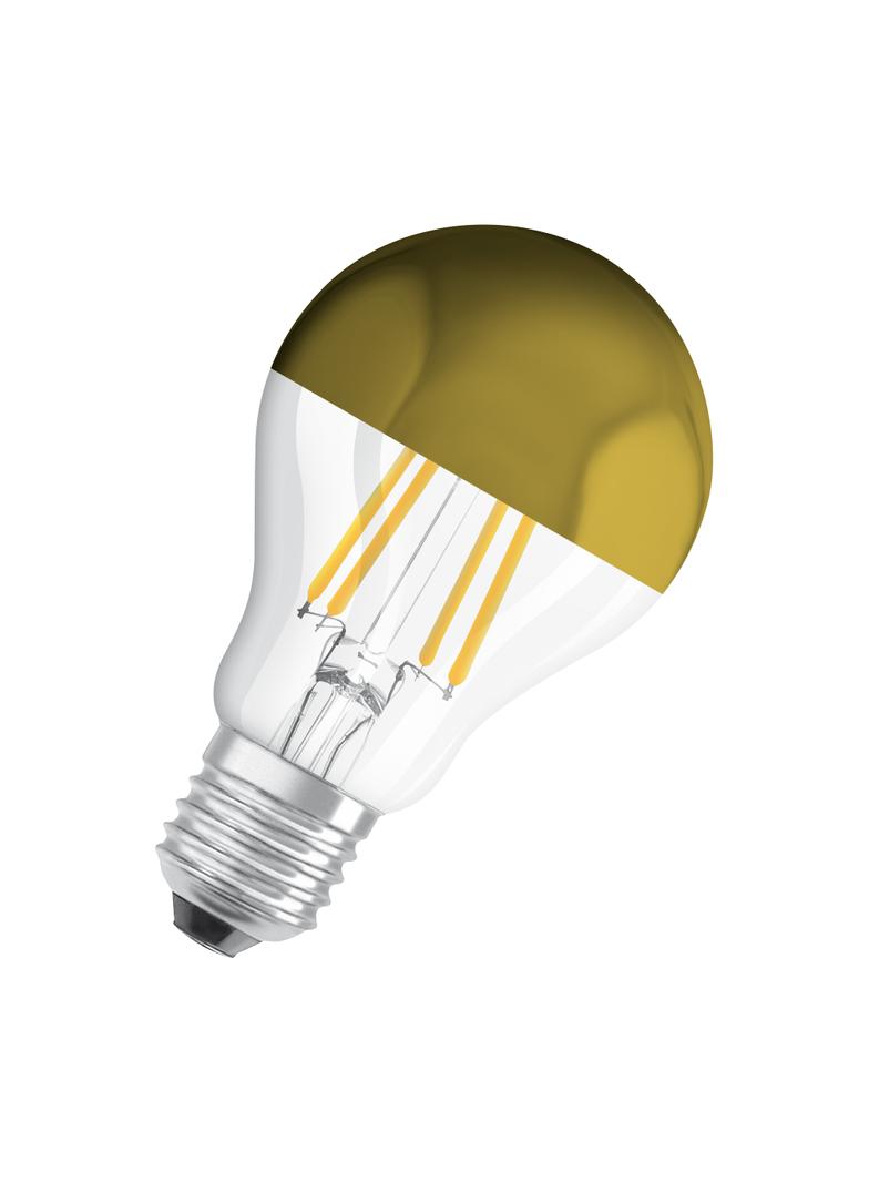 LED STAR CL A FIL Mirror Gold 37 non-dim 4W 827 E27 LAMPA LED LEDVANCE