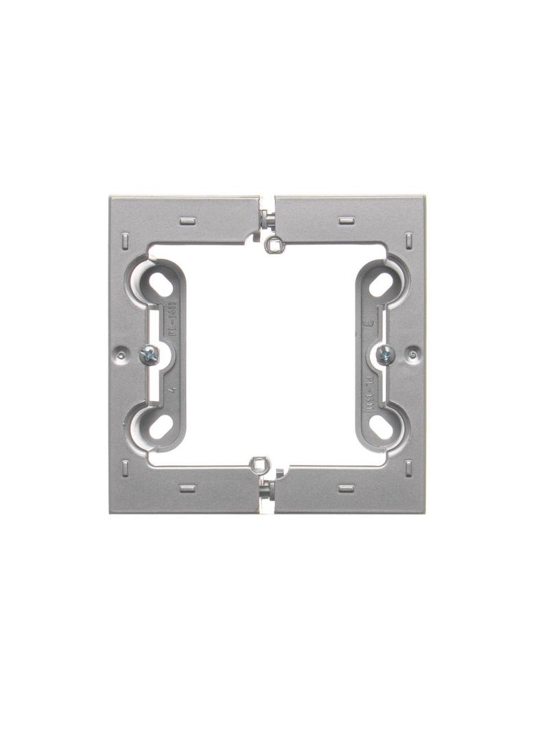 Simon 54 Premium Puszka natynkowa pojedyncza składana do ramek Simon 54 PREMIUM. Głębokość 40mm sreb