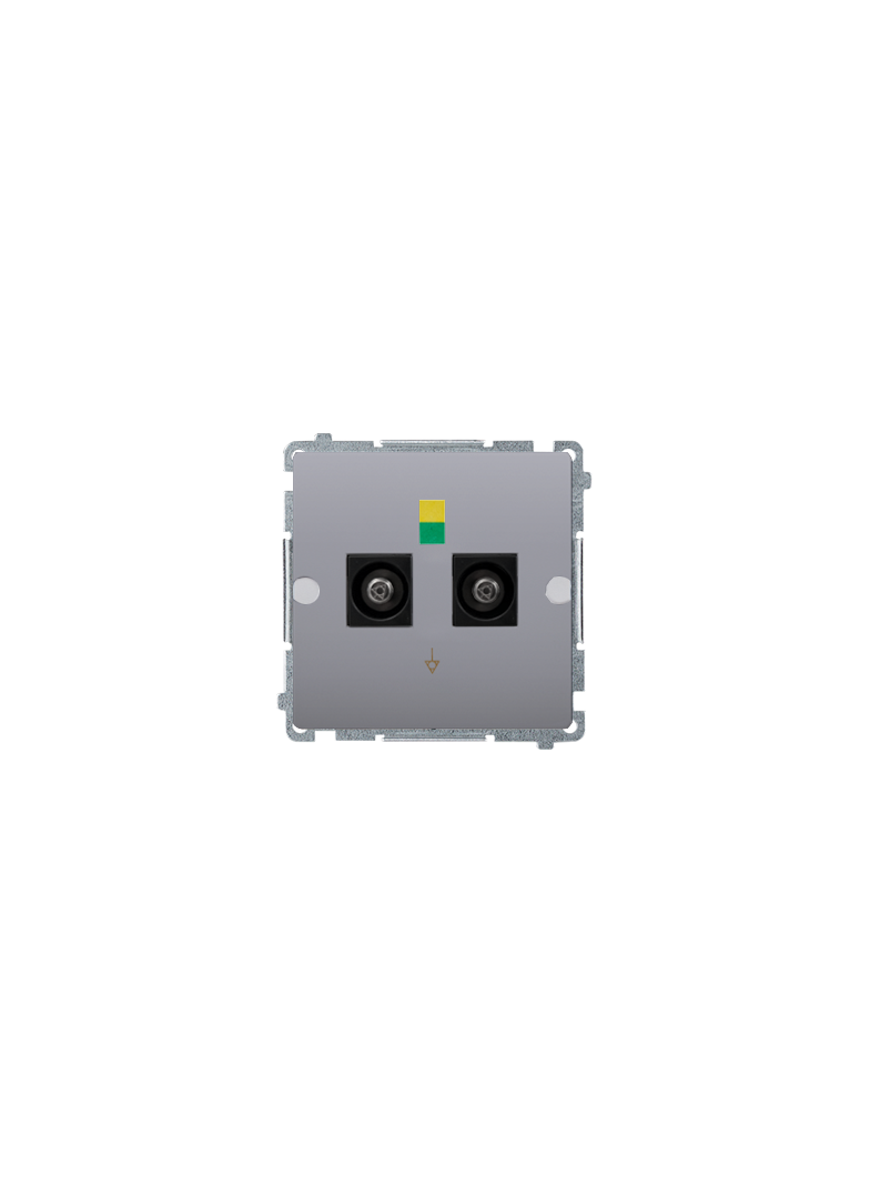 "Simon BASIC WMUE-012000-4013 Gniazdo ekwipotencjalne podwójne (moduł)