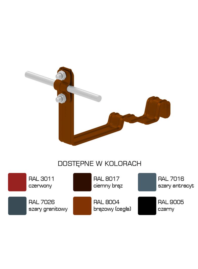 AN-26C/LA/-N Uchwyt dach.prof.pros.Z-śr. WZÓR 26 H=10cm /LA/