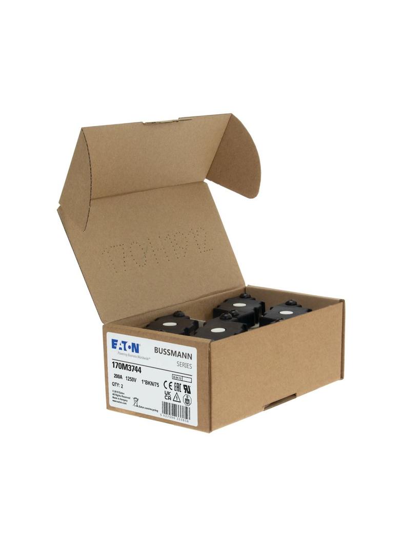 FUSE 200A 1250V 1*FKE/115 AR CU Wkładka szybka 200A AC 1250V rozmiar 1 45x59x156 mm, 170M3744 EATON