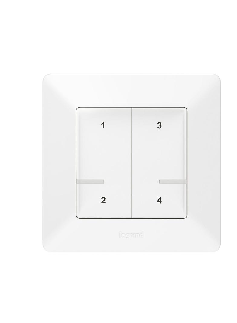 Netatmo - Valena Life - łącznik bezprzewodowy 4 scenariusze - biały, Legrand