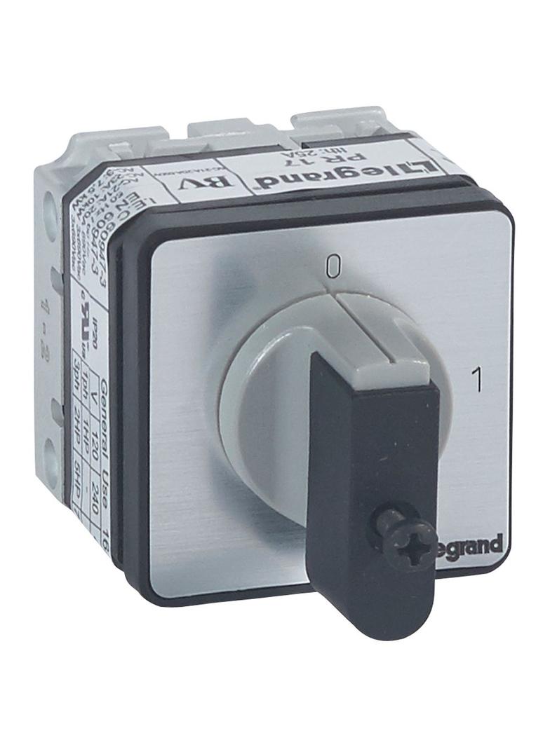PRZEŁĄCZNIK KRZYWKOWY 0-1 PR17 20 A 2P, Legrand