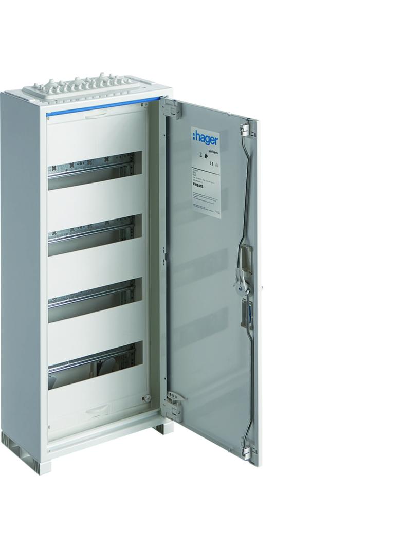 Rozdzielnica FW kompletna univers 48 modułów IP44 II kl. 650x300x160mm FWB41S HAGER