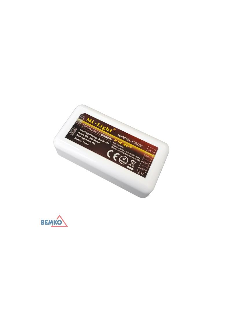 STEROWNIK LED 1-STREFOWY RF 2.4G DC 12~24V 10A MONO