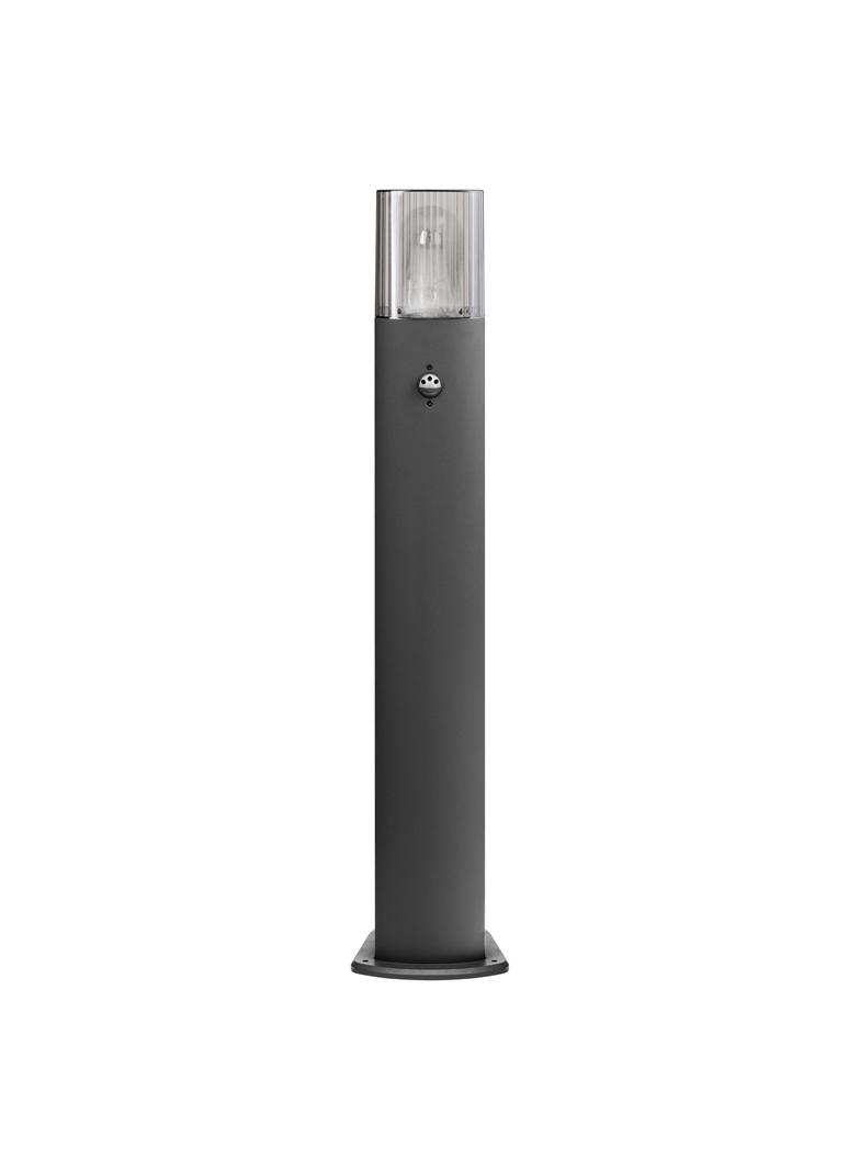 PEONIA oprawa ogrodowa słupek z czujnikiem PIR E27 max. 15W IP54 75 cm czarna AD-OP-6582BE27PPR ORNO