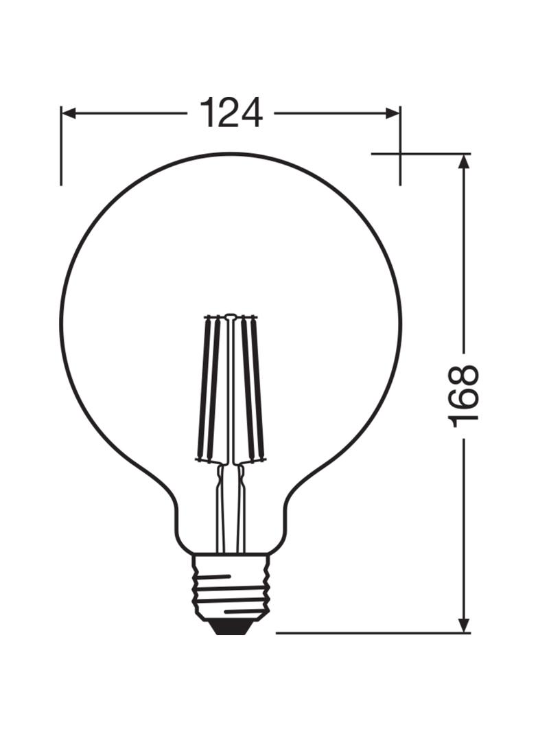 Lampa LED SMART+ Filament Globe Dimmable 60 5,5W E27