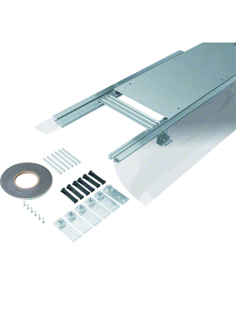 tehalit.BK Kanał współpoziomy boczna folia ochronna BKFD 300x(145-190)mm stal BKFD300145 HAGER