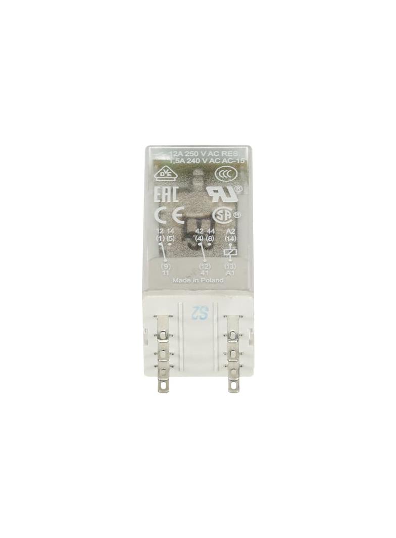 Przekaźnik CR-M120AC2L, A1-A2=120V AC, 2 styki c/o 250V/12A, LED 1SVR405611R2100 ABB