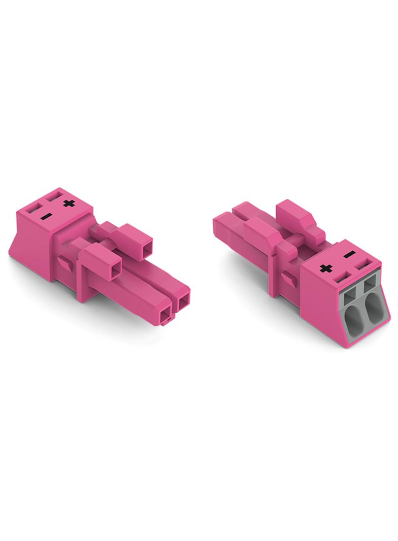 WINSTA MINI gniazdo 2-bieg. różowe