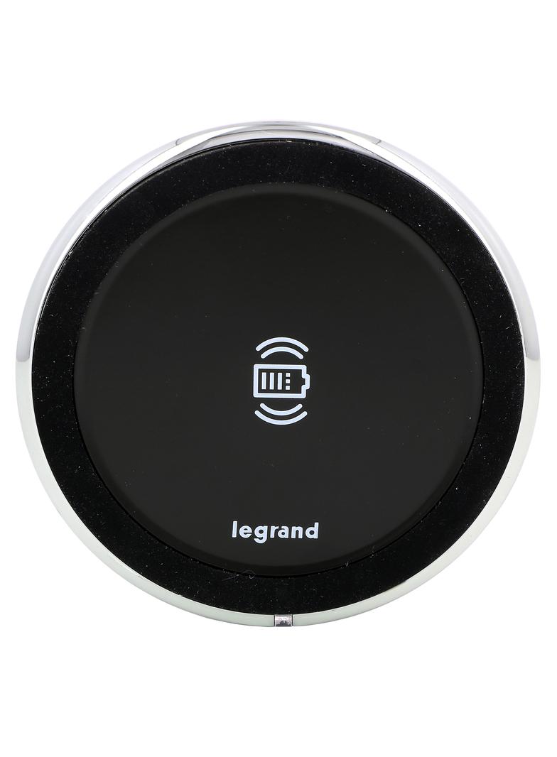 INCARA: DISQ 80 - ŁADOWARKA INDUKCYJNA-1X15W-CZARNY, Legrand