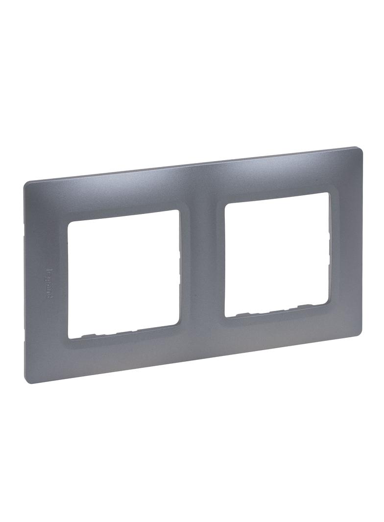 Niloe Selection - Ramka Podwójna Stal 762052 LEGRAND
