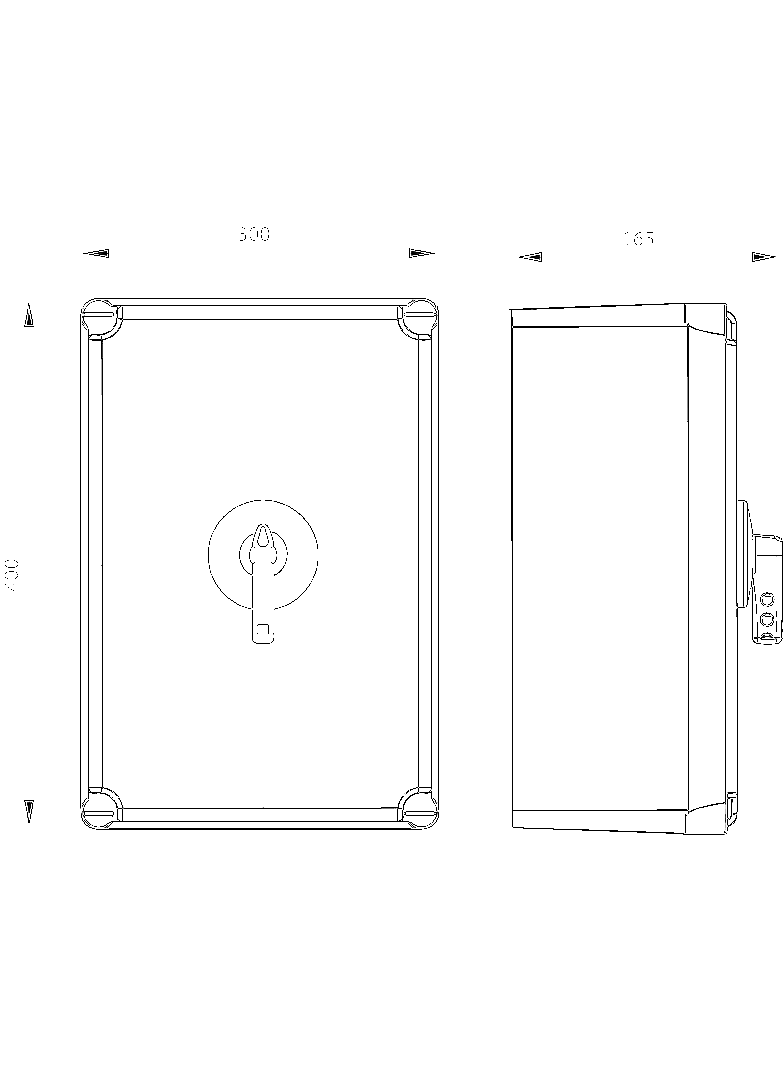 ROZŁĄCZ.IZOL.3 BIEGUN.+ N(NIEROZŁ.) 125A W OBUDOWIE Z POLIWĘGLANU Z POKRĘTŁEM Ż/C