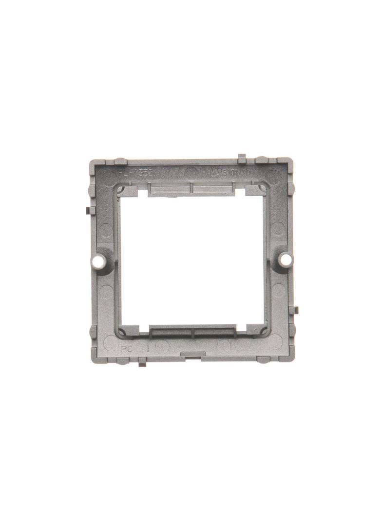 Simon Basic Adapter (przejściówka) na osprzęt standardu 45 × 45 mm. Montaż do puszki na wkręty stal inox BMA45/21 KONTAKT