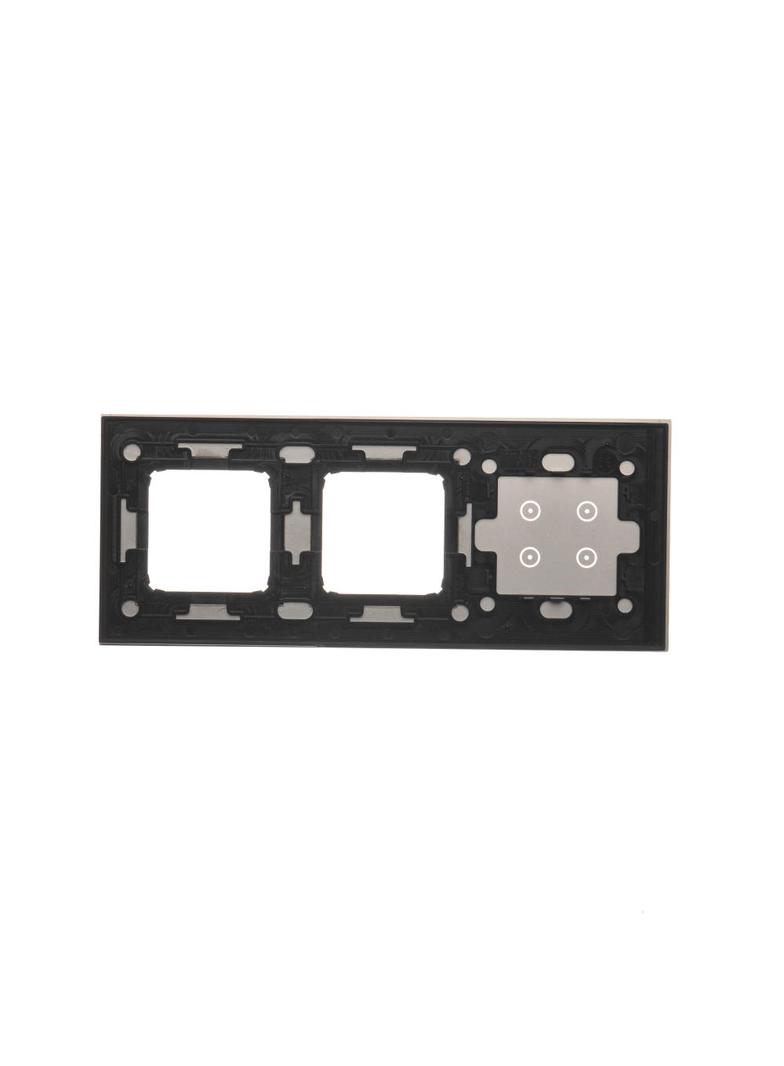 Simon 54 Touch Panel dotykowy S54 Touch 3 moduły 4 pola dotykowe + 2 otwory na osprzęty S54 burzowa chmura DSTR3400/72 KONTAKT