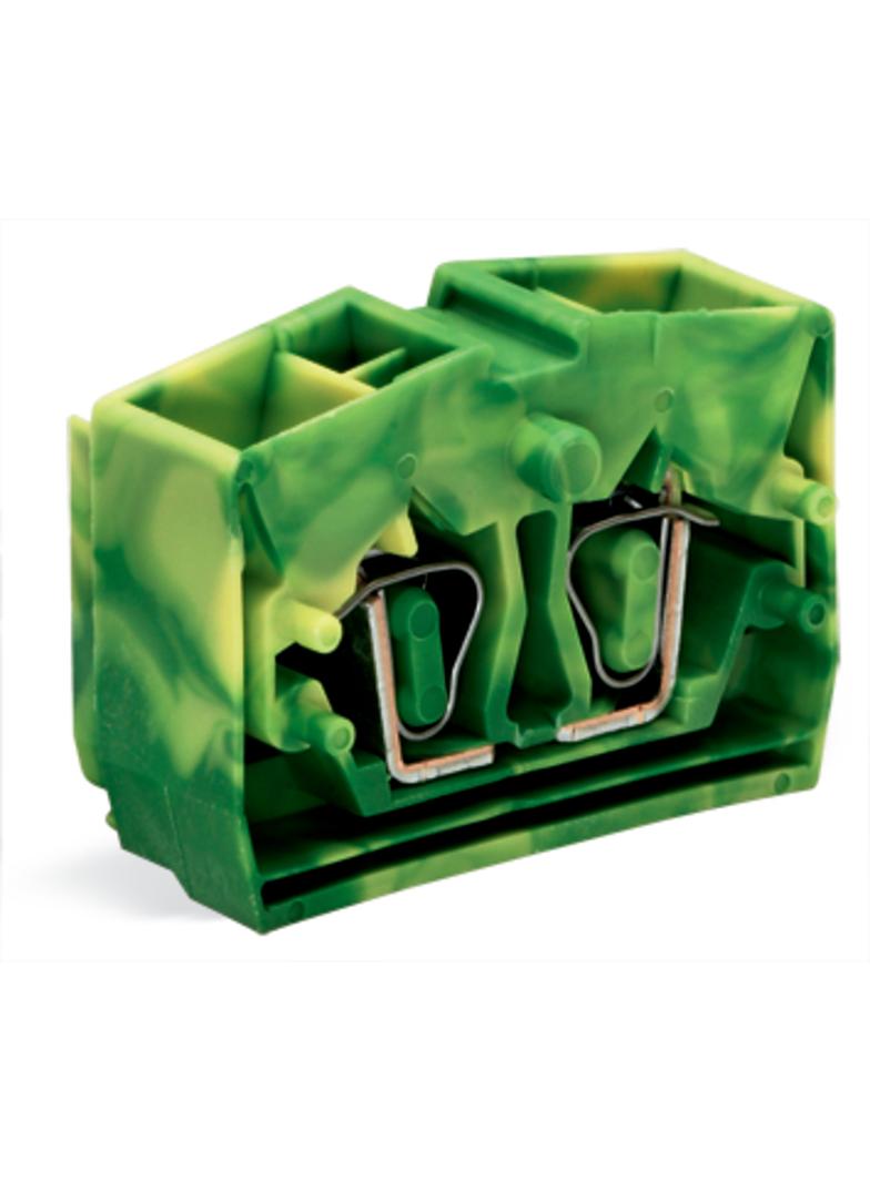 złączka wewnętrzna 4-przew. 2,5 mm2 żółto-zielona