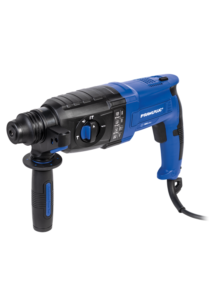 Młotowiertarka SDS plus RawlHAMMER 850 W 26mm 2,5J – walizka plastikowa /1szt./