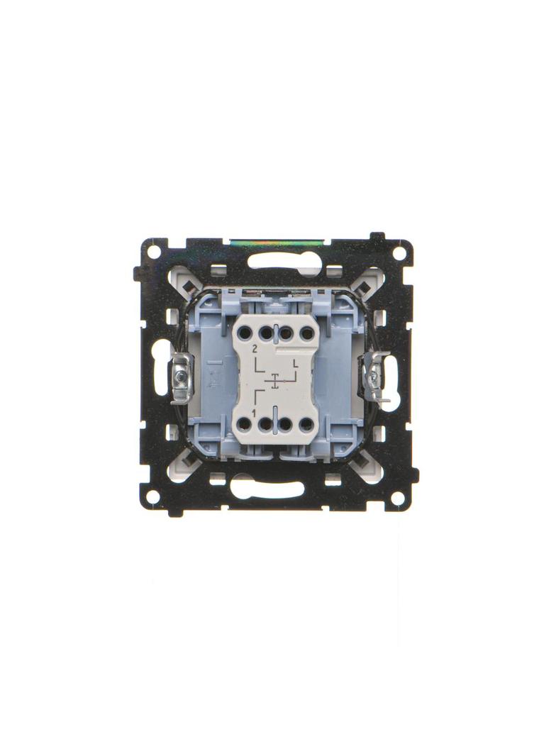 Simon 55 Przycisk roletowy zwierny szybkozłączka Aluminium mat TZP1K.01/143 KONTAKT