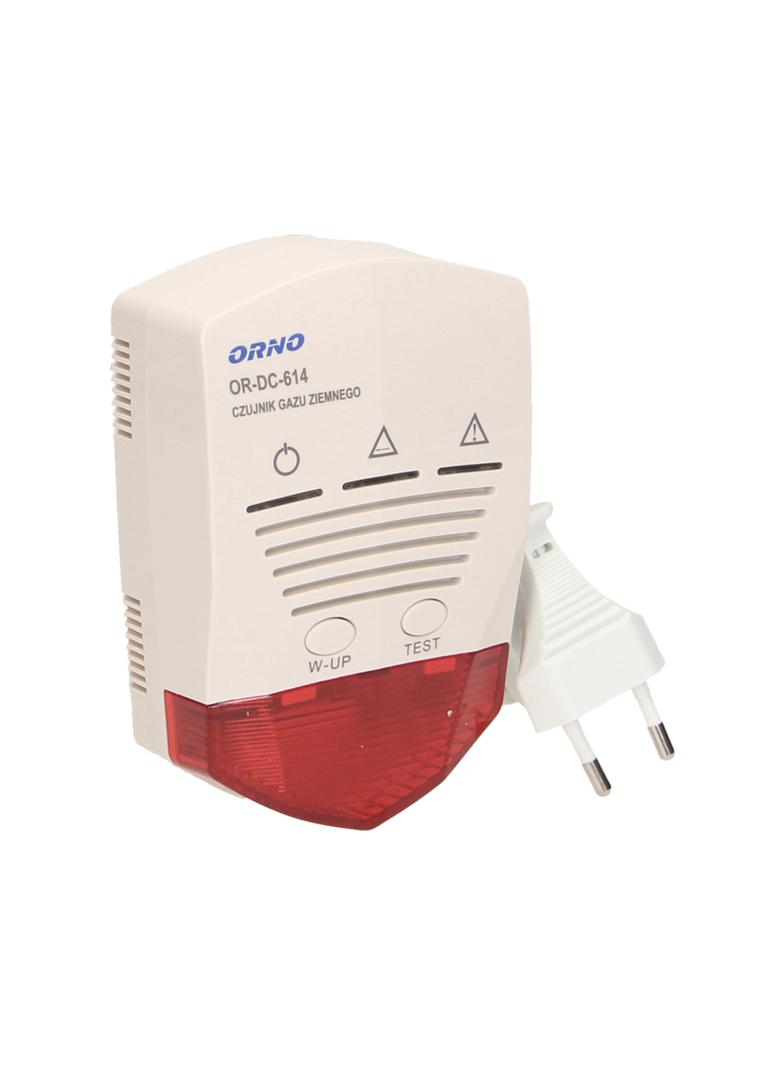 Czujnik gazu ziemnego sieciowy z wyjściem przekaźnikowym OR-DC-614 ORNO