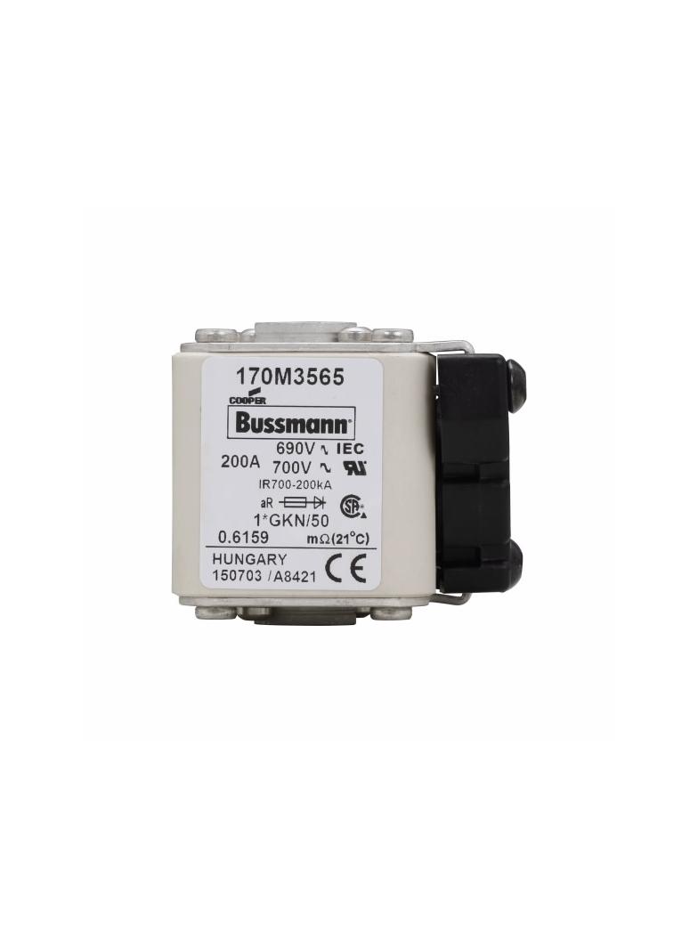 FUSE 200A 690V 1*GKN/50 AR UC Wkładka szybka 200A AC 690V rozmiar 1 45x59x51 mm aR, 170M3565 EATON