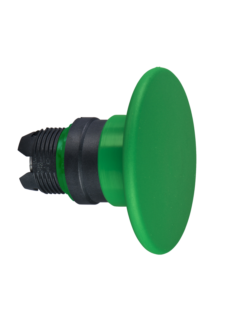 Harmony XB5 Przycisk grzybek z samopowrotem fi60 zielona metalowy ZB5AR3 Schneider