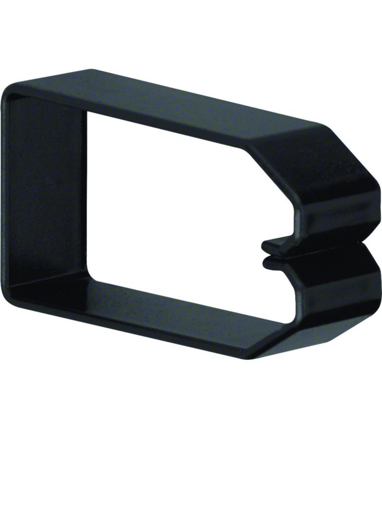 tehalit.BA6 Klamra do przewodów 80x40 czarny B800403 HAGER