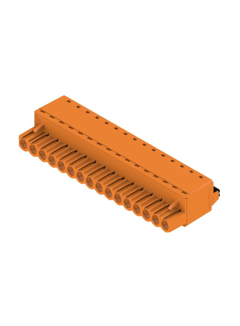 BLF 5.08HC/16/180 SN OR BX Wtyk PCB (złącze wiązki), 5.08 mm, Liczba biegunów: 16, PUSH IN, złącze sprężynowe /18szt./ 1013840000 WEIDMÜLLER