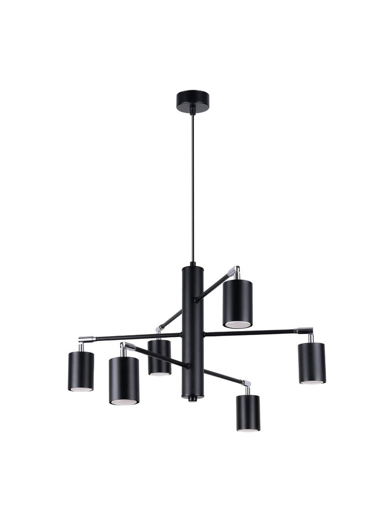 Sollux Żyrandol LEMMI 6 czarny SL.1207
