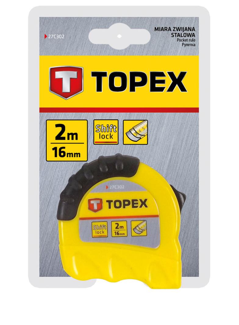 Miara zwijana stalowa 2 mx16mm TOPEX GTX 27C302 GTX Poland