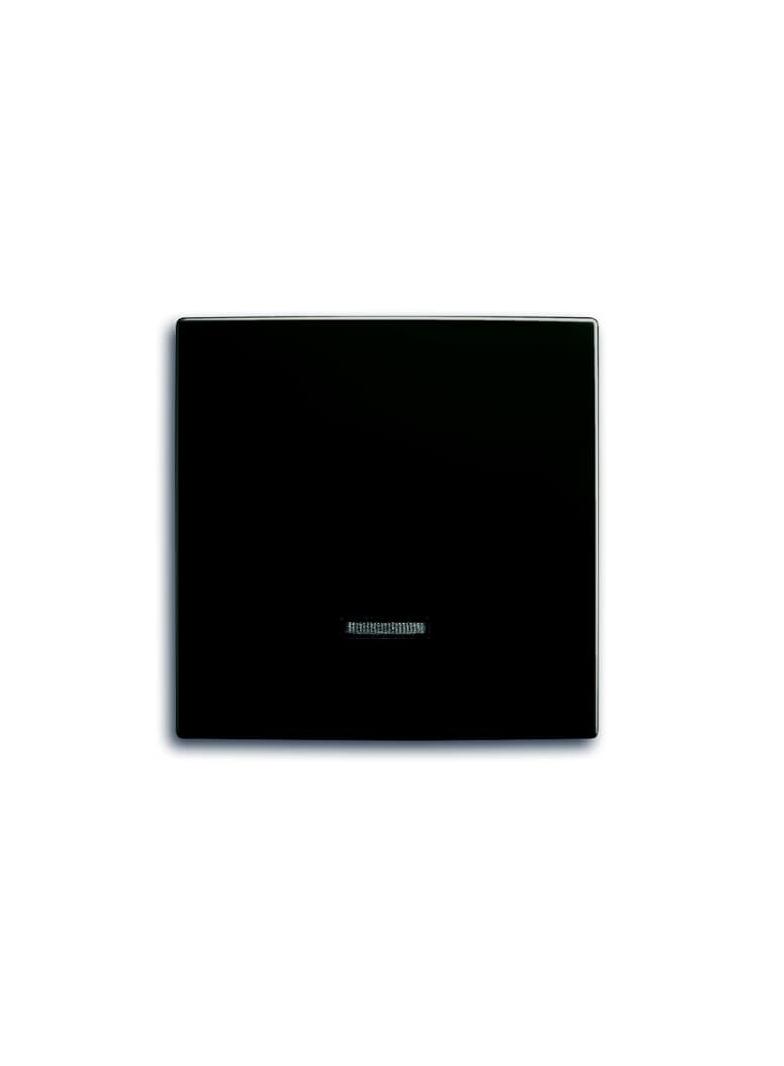 BASIC55 Element obsługi z lampką neonową. czarny-chateau