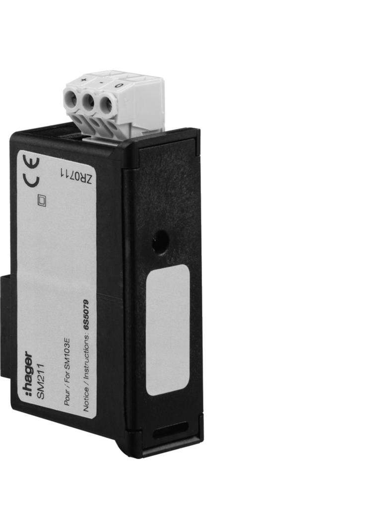 agardio.measure Moduł komunikacyjny RS485/Modbus SM103E SM211 HAGER