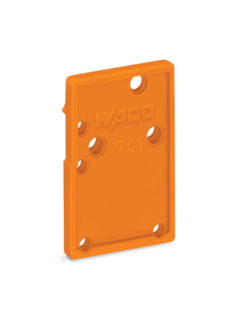 ścianka końcowa pomarańczowa