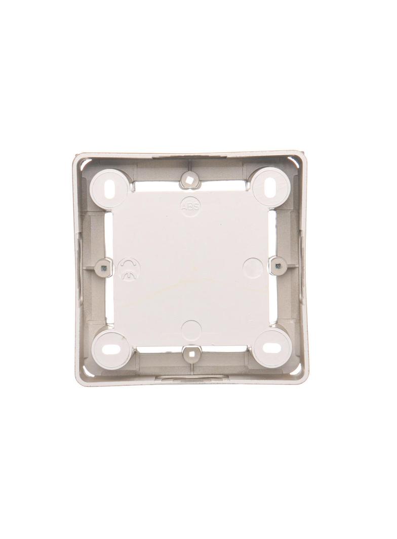 puszki instal. Puszka natynkowa płytka (31mm) pojedyncza satynowy MPN1/29 KONTAKT