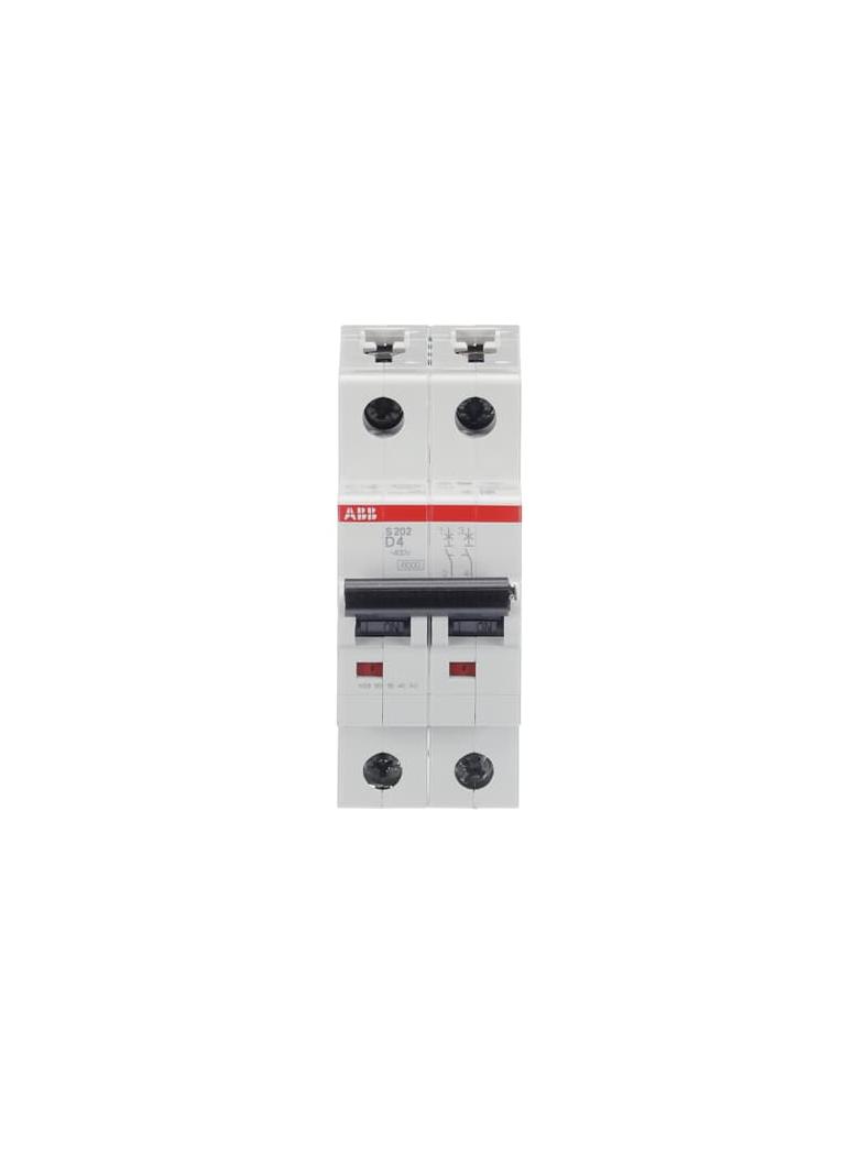 S202-D4 Wyłącznik nadprądowy 6kA 2P D4A 2CDS252001R0041 ABB