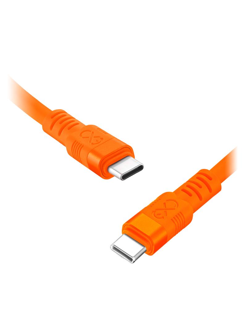 Kabel USB-C - USB-C eXc WHIPPY Pro, 2M (100W, szybkie ładowanie), kolor mix