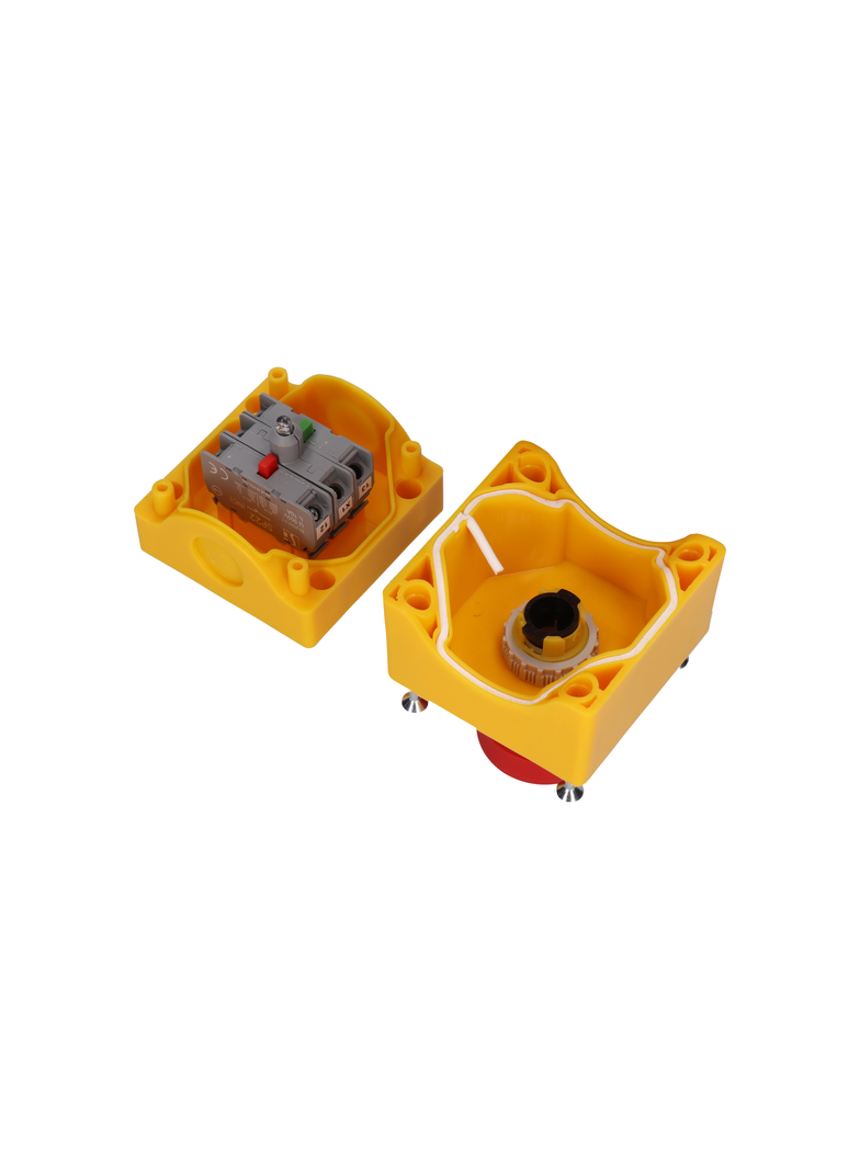 Kaseta sterownicza z przyciskiem bezpieczeństwa podświetlanym SP22K1-BLN-1