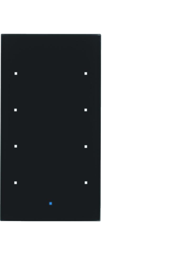 BERKER KNX TS Sensor dotykowy 4-krotny szkło czarne 75144835 HAGER