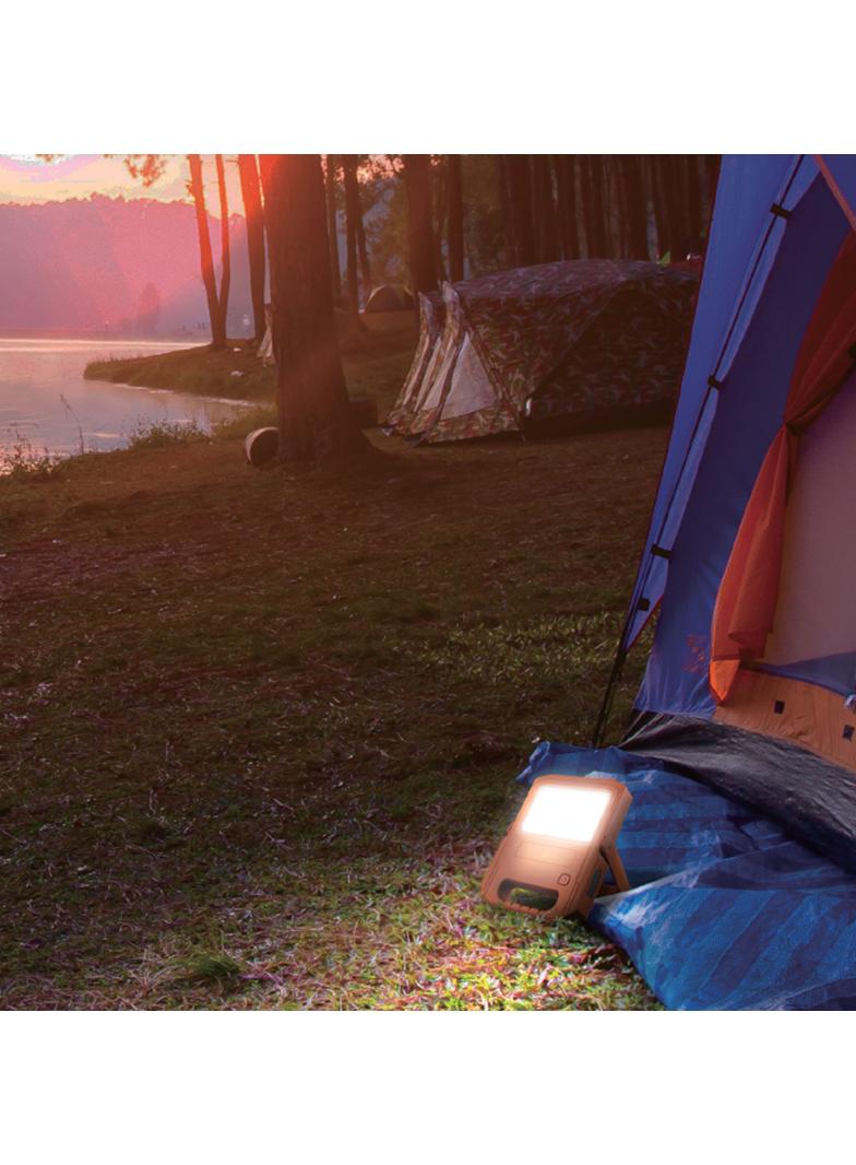 NOCTIS SOLARIS TECHNIC 10W CW IP54 235X175X40mm POMARAŃCZOWY 2 lata gw. SPECTRUM