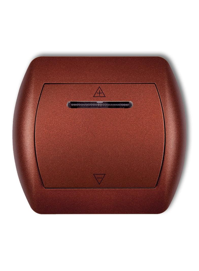 TREND Regulator oświetlenia sterowany dotykiem i dowolnym pilotem brązowy metalik