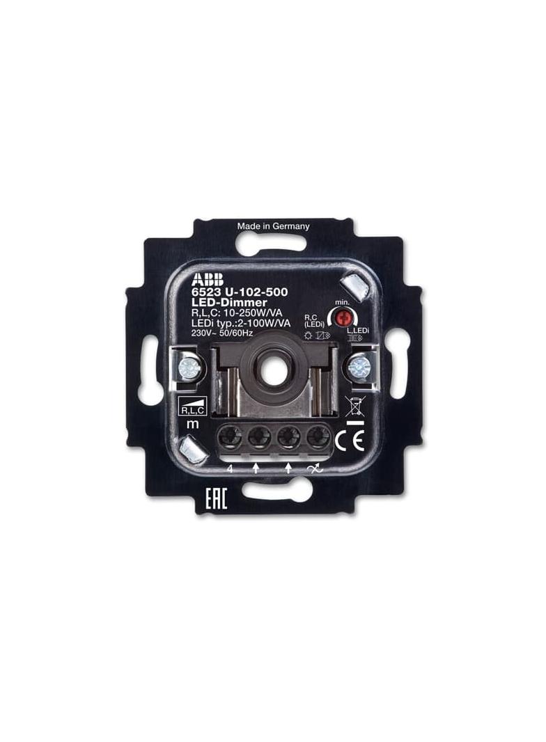 Ściemniacz Busch-Dimmer do regulowanych źródeł światła LED, ze sterowaniem obrotowym i włączaniem pr