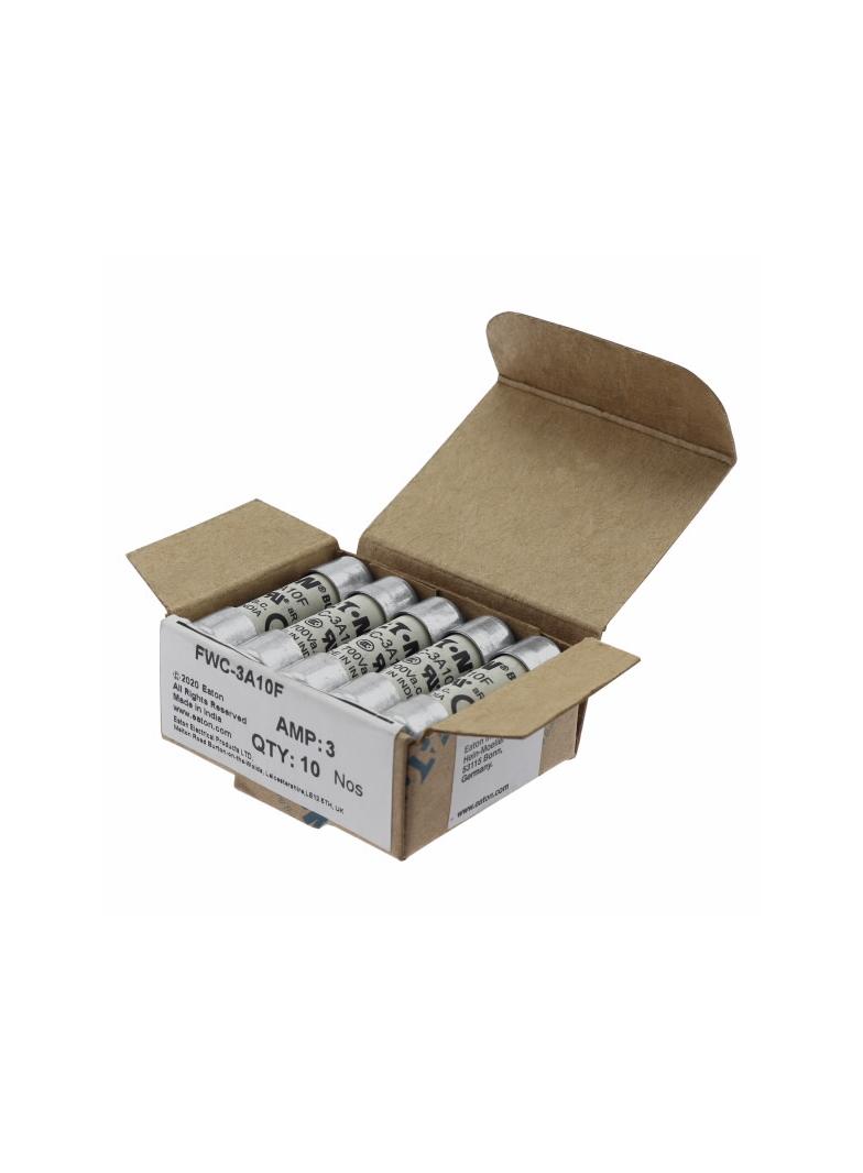 3AMP 700V AC UL FERRULE 10x38MM FUSE Wkładka szybka 3A AC 700V 10x38 mm aR UL FWC-3A10F EATON