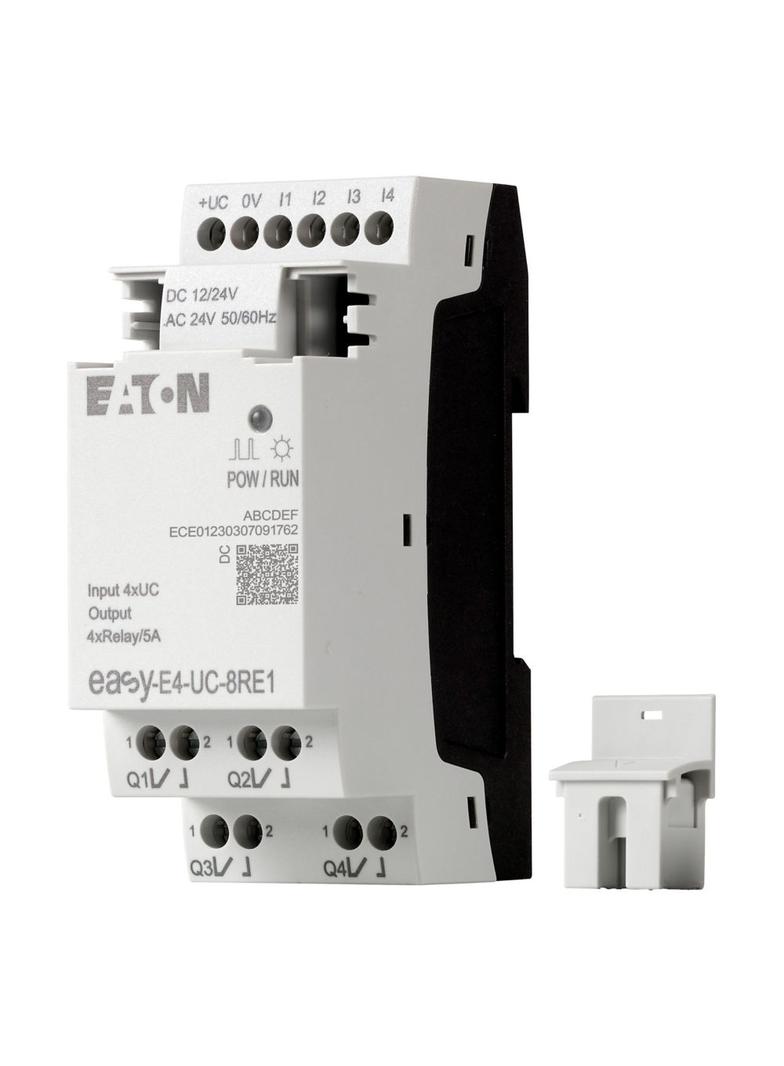 EASY-E4-UC-8RE1 easyE4 rozszerzenie 12-24VDC 24VAC 4DI 4DO-R 197217 EATON