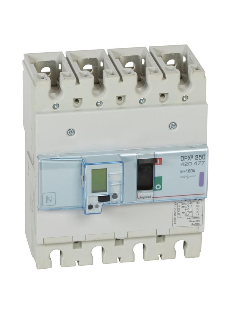Wyłącznik DPX3 250 El+P 4P 160A 50Ka 420477 LEGRAND