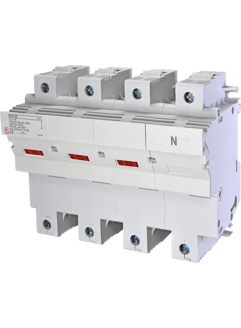 Rozłącznik bezpiecznikowy EFD 22 3P+N LED 002570015 ETI