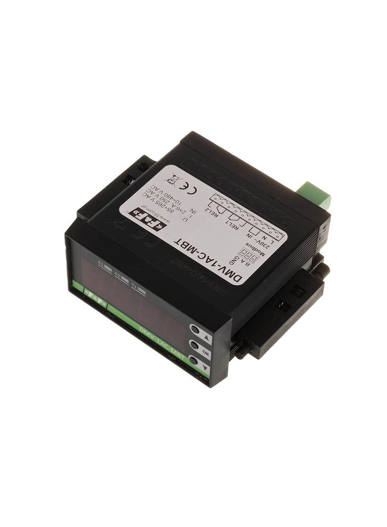 Tablicowy przekaźnik napięciowy AC z Modbus RTU pomiar napięcia 0-400V AC DMV-1AC-MBT F&F