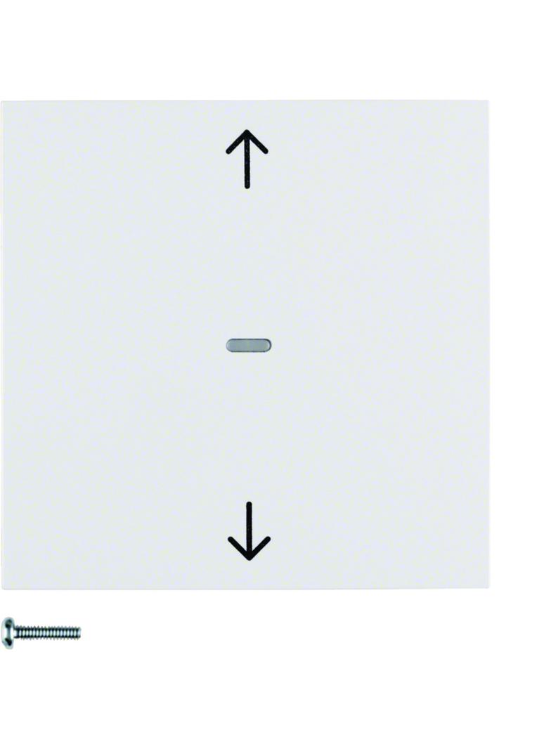 BERKER B.Kwadrat/S.1/B.3/B.7 KNX RF quicklink przycisk żaluzjowy biały połysk 85245289 HAGER