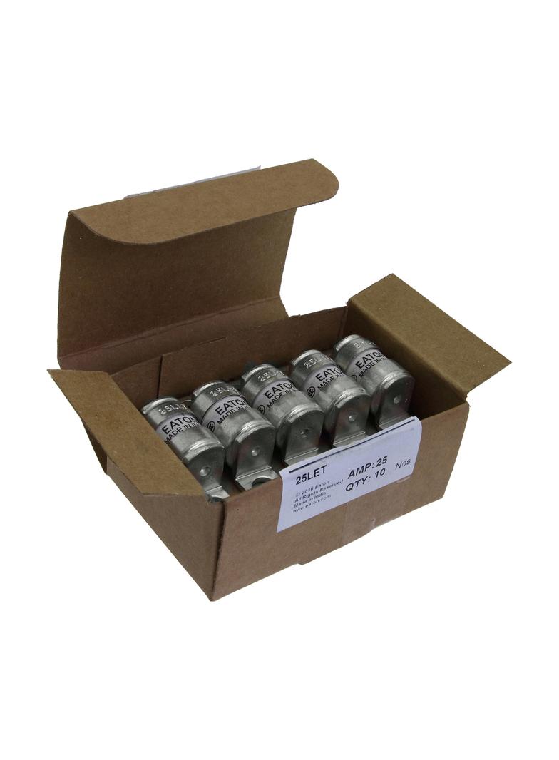 25AMP 280V AC BS88 HIGH SPEED FUSE Wkładka szybka 25A AC 240V DC 150V BS88 18x56 mm aR B 25LET EATON